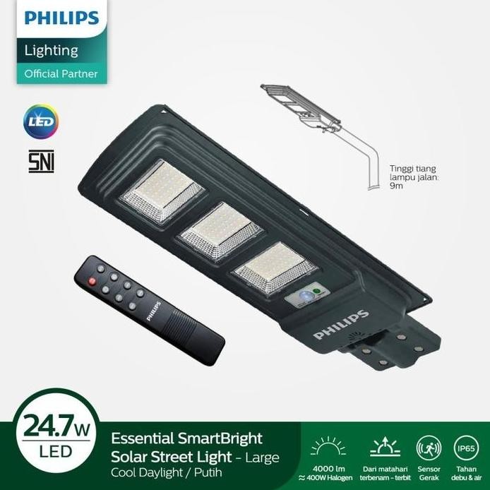 Lampu Jalan Led PJU Solar Cell PHILIPS BRC010 SMD All In 1 StreetLight