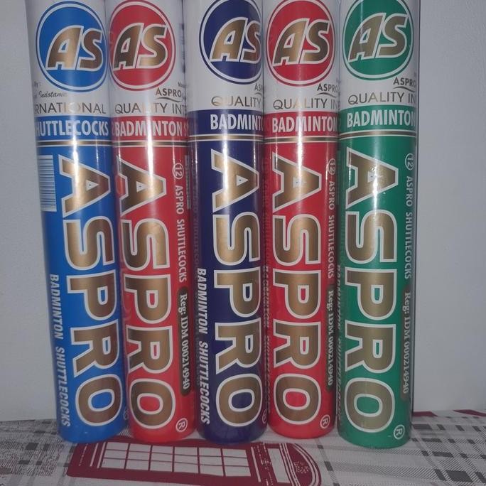 (Expert) Shuttlecock Kok Badminton Cock Bulutangkis Aspro Biru Tua Original