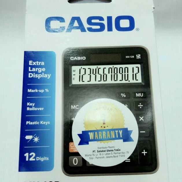 

Kalkulator calculator casio mx-12b mx12b original