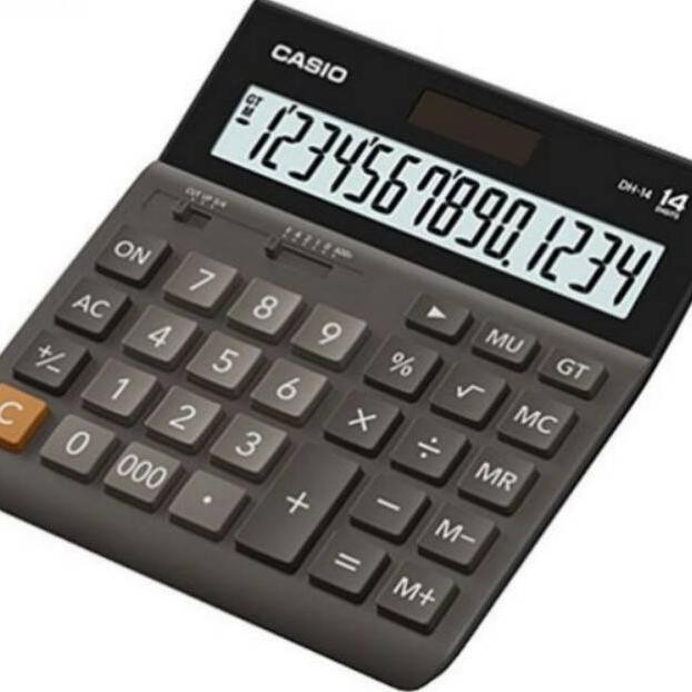 

CASIO DH-14 (14 Digit) - Kalkulator Meja / Desktop Calculator #ORIGINAL# GARANSI RESMI