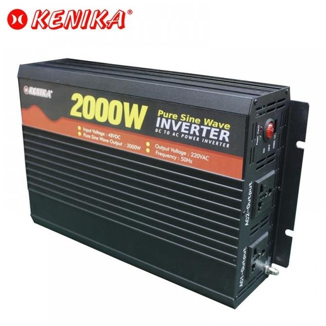 KENIKA PURE SINE WAVE 2000W 48V DC-220V AC POWER INVERTER PSW-2000-48