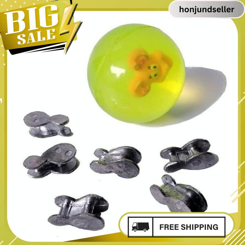 Mainan Anak Bola Bekel Besar Dan 5Pcs Biji Bekel Meledak