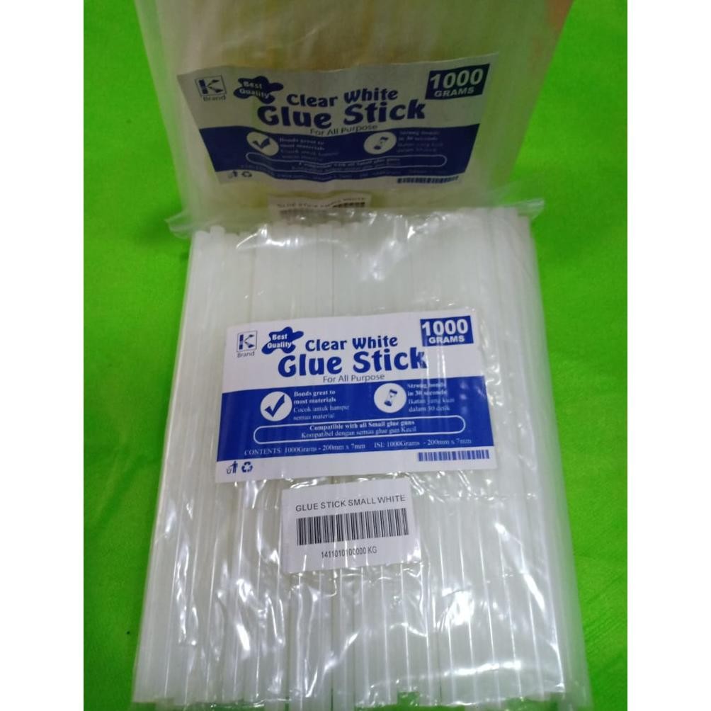 

JH8 Lem lilin / lem Tembak Premium Per pak 1/2kg merk clear white