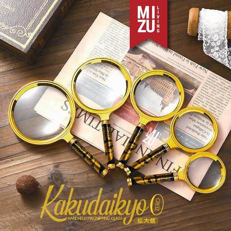 

JH8 MIZU KAKUDAIKYO-ZERO 100mm Handheld Magnifying Glass Kaca Pembesar Magnifier