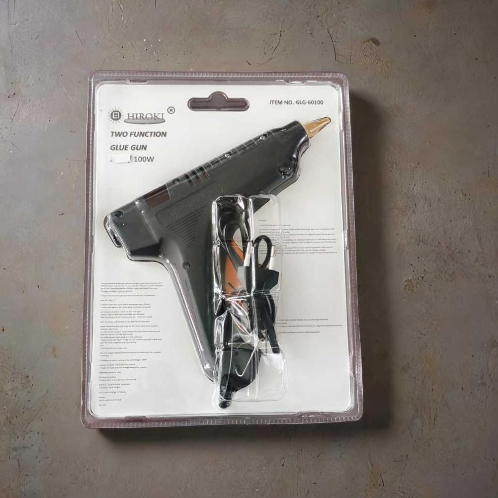

JH8 Hiroki Glue Gun Kuningan 100 watt Besar Lem Tembak Pencairan Lem Stabil