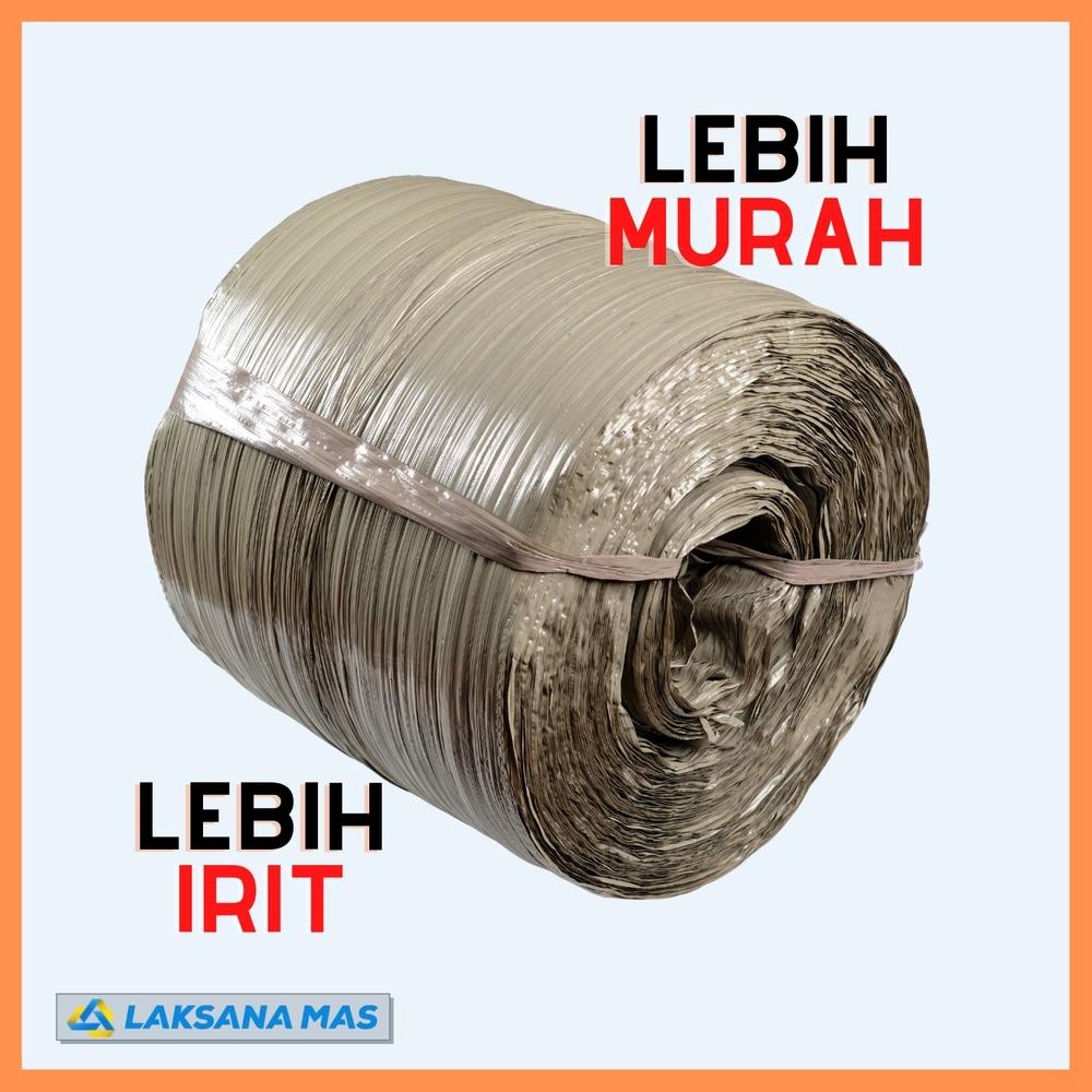 

JH8 Tali Rafia Plastik Roll Besar Laksanamas Warna ABU ABU Ukuran 5kg an di Jakarta/Bogor/Depok/Tangerang/Bekasi