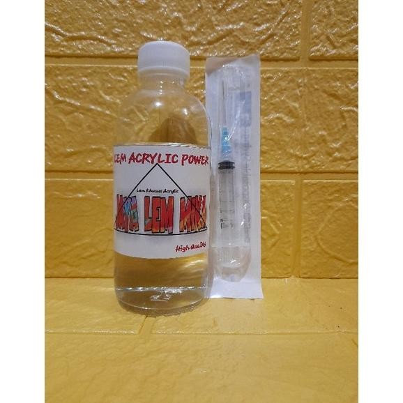

JH8 Lem akrilik/Acrylic 250 ML+suntikan