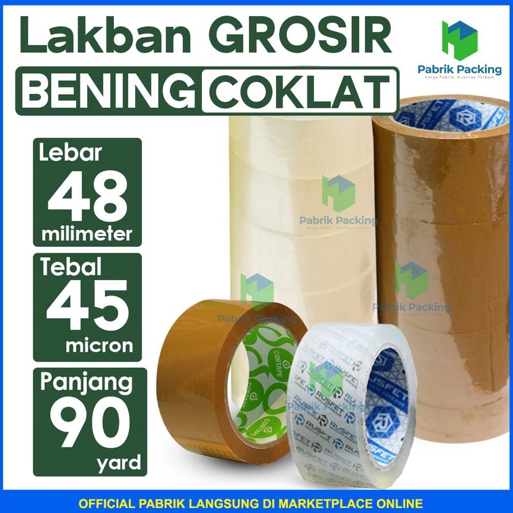 

JH8 Lakban Cortape Rusfet Ukuran 48mm x 90yard Termurah Per Selop