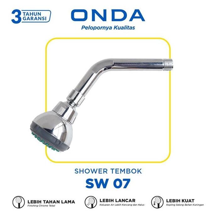 Open DS] Kepala Shower Shower Dinding Shower Tembok Wall Shower ONDA