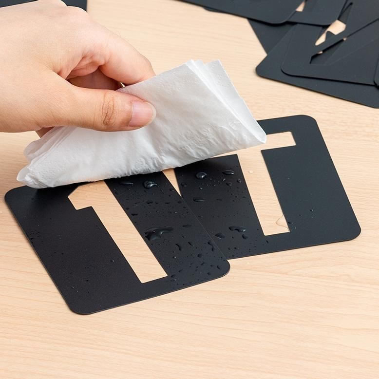 

JH8 42buah/Set Cetakan Huruf Angka Stencils Stensil Plastik Pylox Cat Semprot