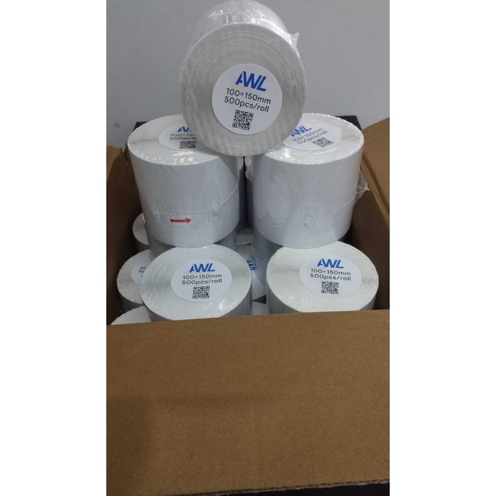 

JH8 LABEL STICKER THERMAL 100x150 BARCODE