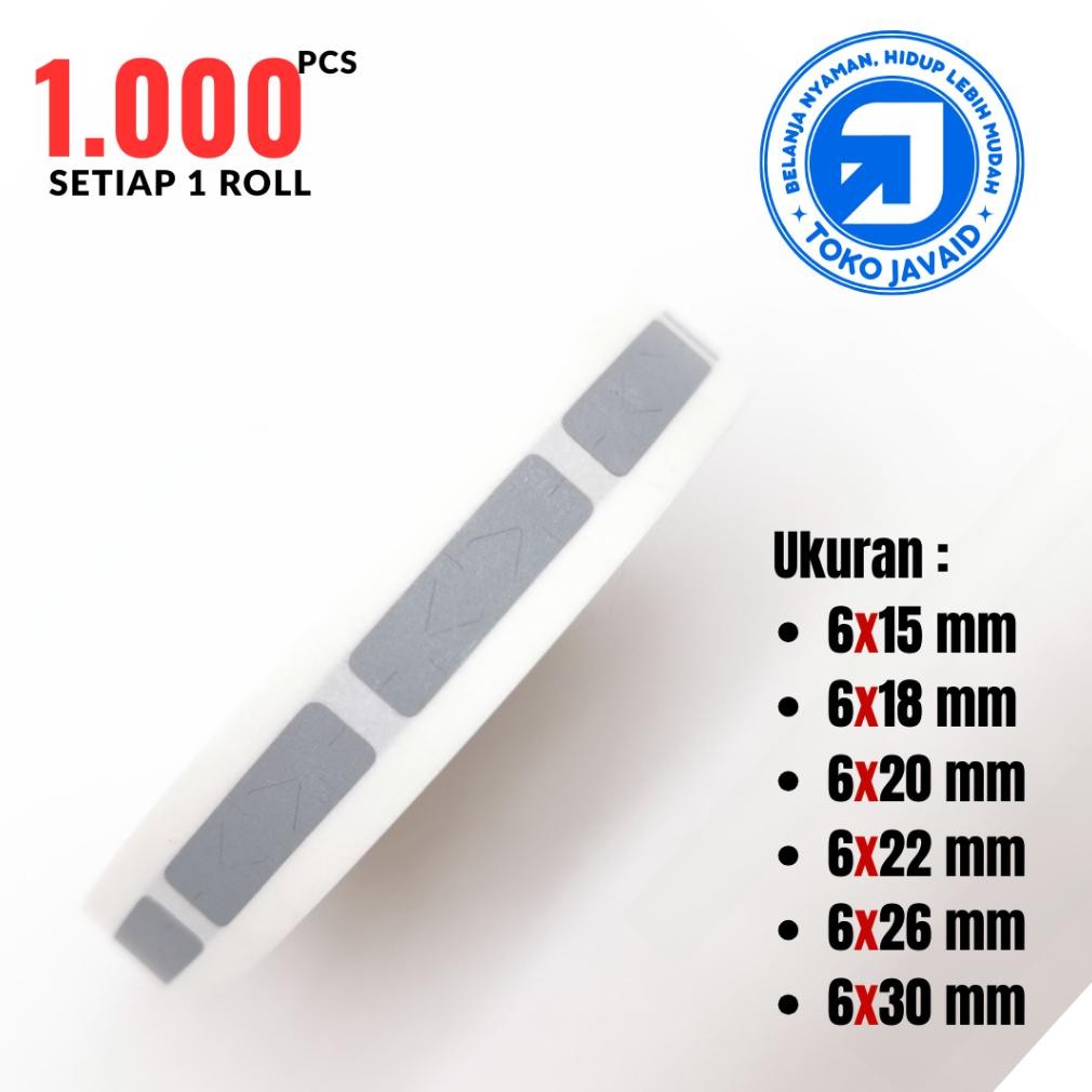 

JH8 JAVAID Label Gosok Voucher Stiker Gosok Penutup Voucher Sticker Undian Roll 1000pcs 6mm