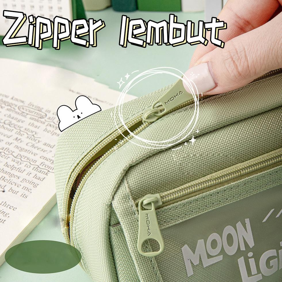 

JH8 Tas Pena Tempat Kotak Pensil Aesthetic Tas Pensil Pencil Case Alat Tulis Pen Bag Pouch Holder Lucu