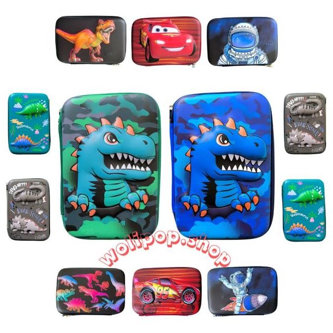 

Kotak Tempat Pensil Timbul 3D Dua Sisi Hardcase Karakter Laki Import 15*22*6cm AS