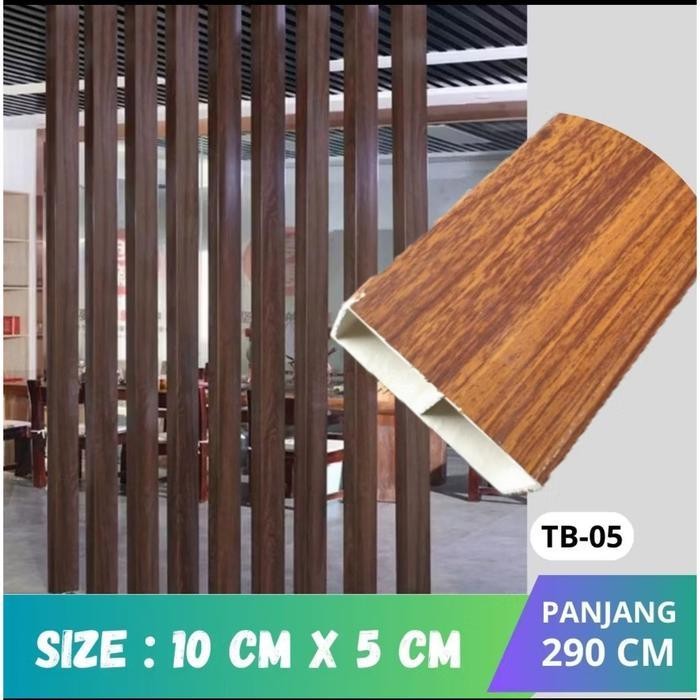 Wpc Holo / Wpc Balok / Wpc Kotak Anti Air Dan Rayap Partisi 290X100X50 Original Dan Terpercaya