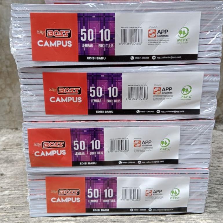 

JH8 (promo) buku tulis big boss 50 lembar / buku catatan ukuran boxyy isi 5 pcs buku