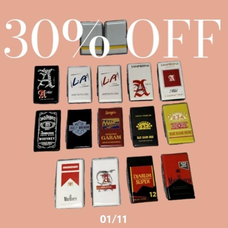 HJK TEMPAT PENYIMPANAN,TEMPAT ROKOK UNIK(MURAH)/WADAH KOTAK ROKOK/TEMPAT ROKOK KALENG/KOTAK ROKOK