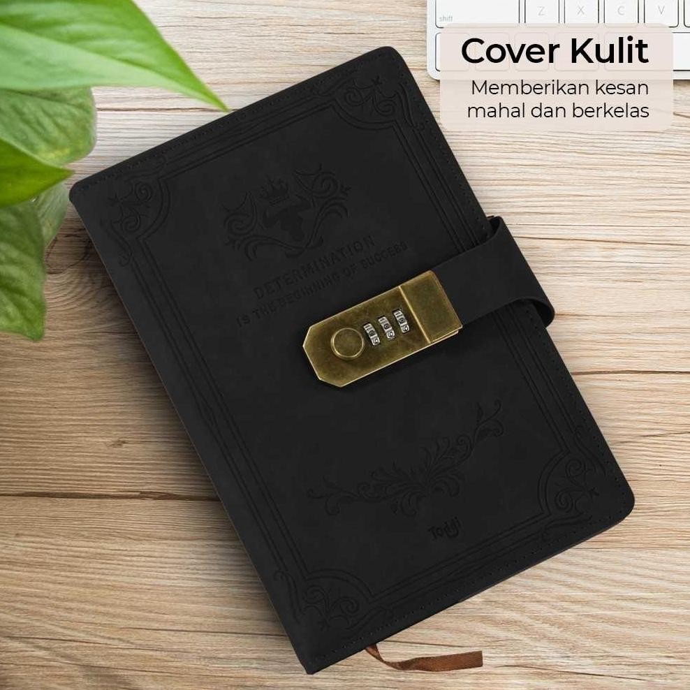 

JH8 Buku Catatan 200 Halaman dengan Kunci A5 Retro Password Diary Tebal Kreatif Buku Catatan Siswa Alat Tulis Binder Primal Toddi Buku Catatan Harian Notebook Cover Kulit Kunci Password A5 - TD100 quality