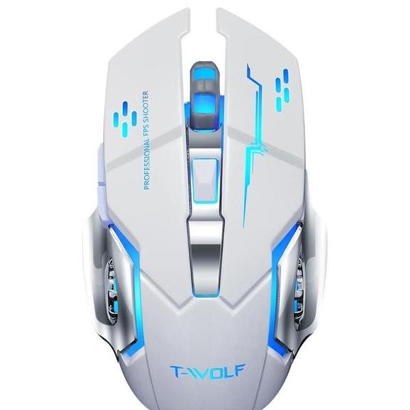 Sku1059 Mouse Gaming Wireless Led Twolf Q13 Rgb Silent Mouse Twolf