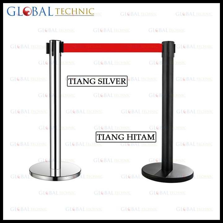 

Terlaris Standing Barrier Queue Line / Tiang Antrian Stainless Pembatas Jalan Good Quality