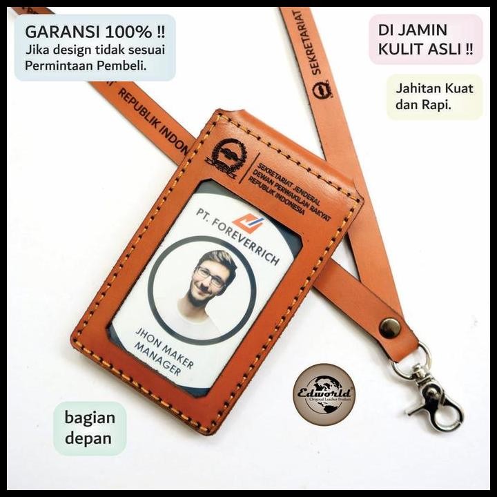 

Terlaris Id Card Holder Kulit Asli Premium Model Lipat Good Quality