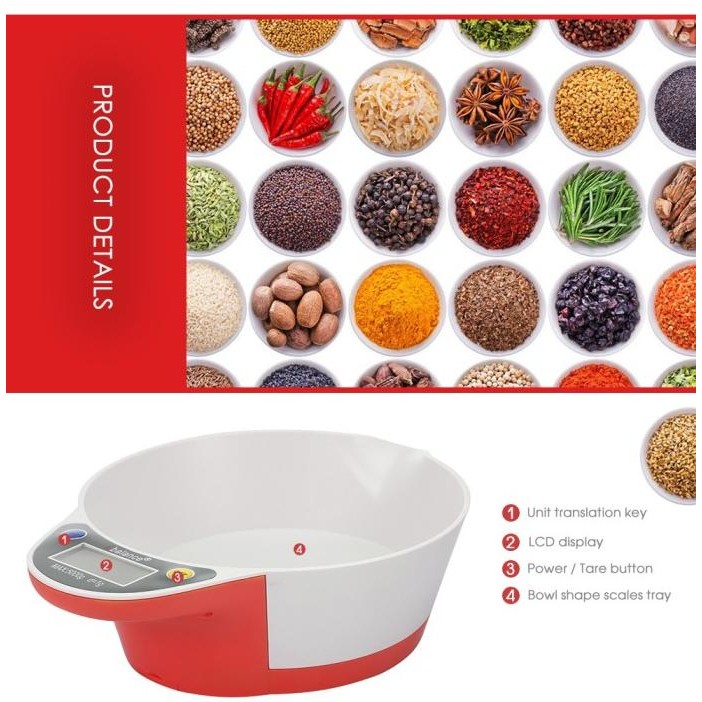 NT Elektronik Rumah Tangga Skala Digital Dapur Skala Elektronik Skala