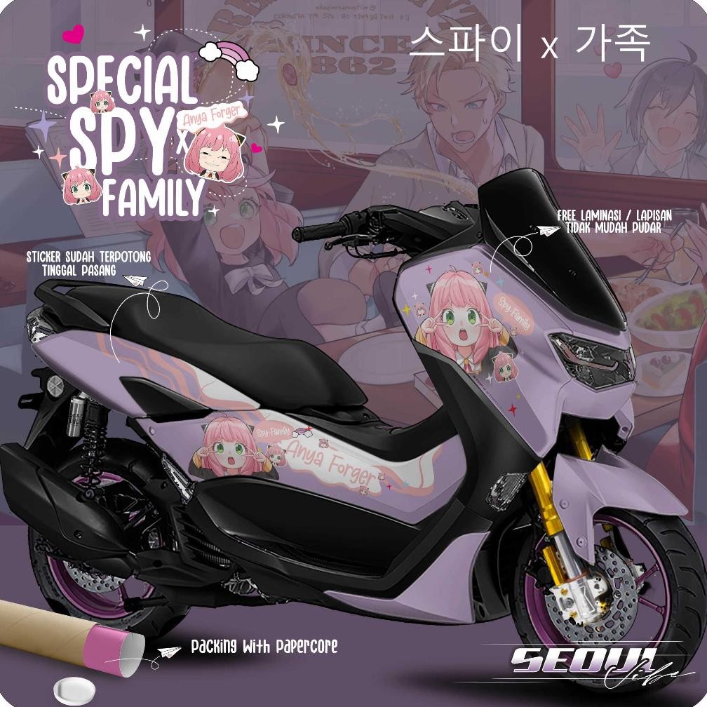 Decal stiker sticker All New Nmax 2020 - 2023 racing anime one piece gear 5 simple Full body aksesor