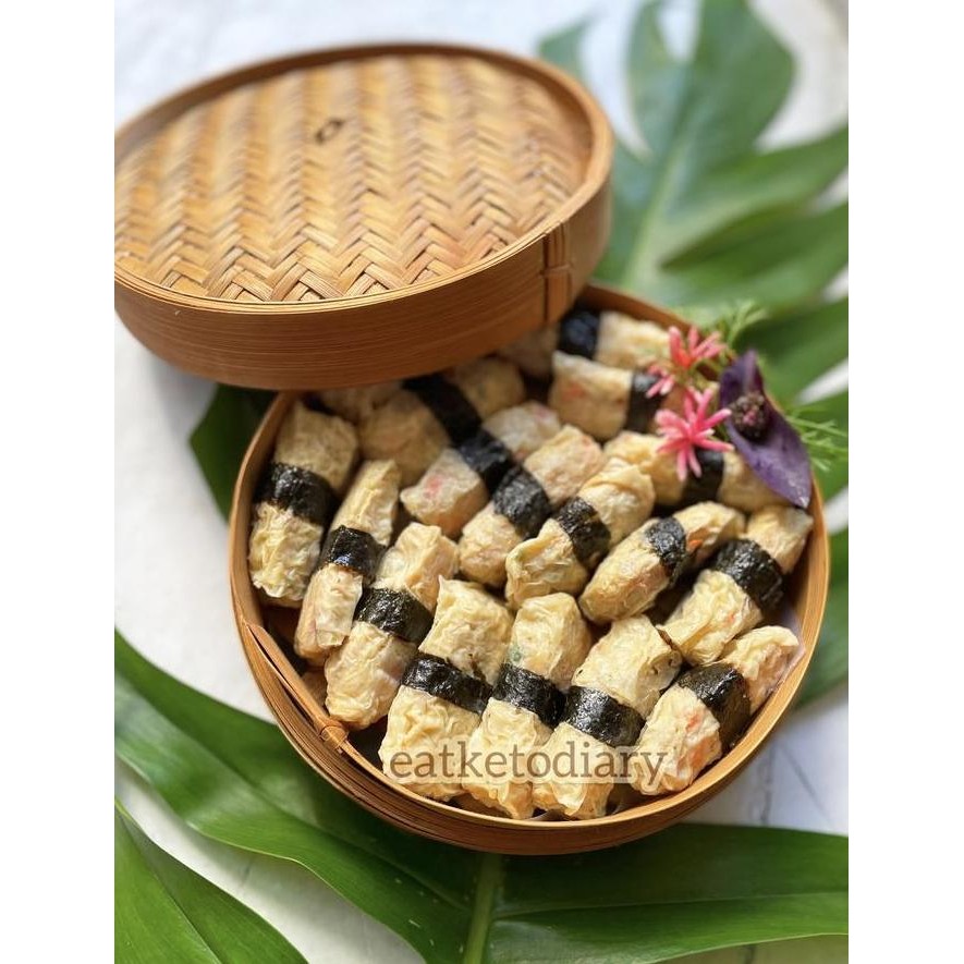 

Lumpia Ayam Keto DEBM Gluten Free Halal Dimsum Frozen EatKetoDiary