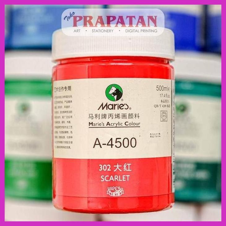 

( SEKOLAH / LUKIS ) READY CAT AKRILIK MARIES 500ML | MARIES ACRYLIC (SENI / MENGGAMBAR / ART / KERAJINAN ) PACKING AMAN