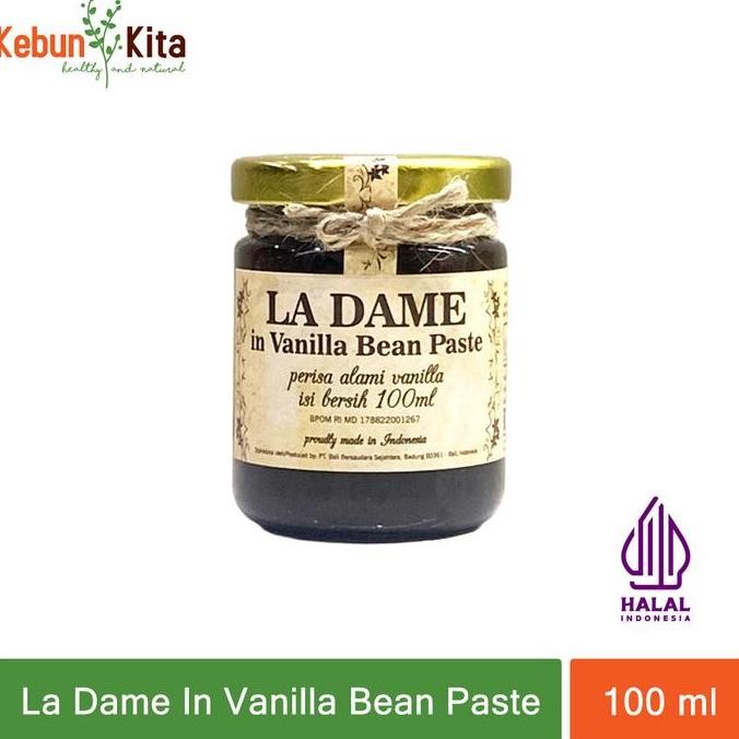 

La Dame In Vanilla Halal Vanilla Paste 100 Ml