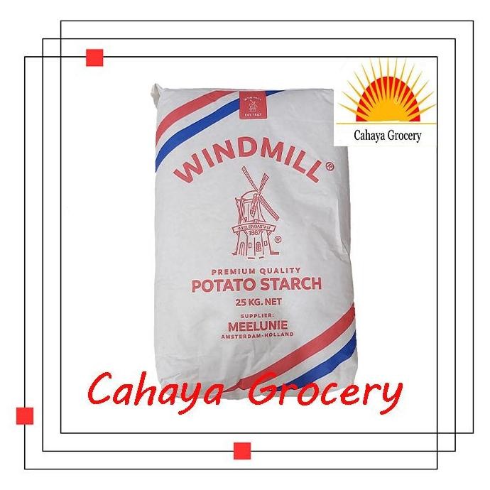 

Windmill Potato Starch / Sang Fen 25Kg Gosend / Grab Only