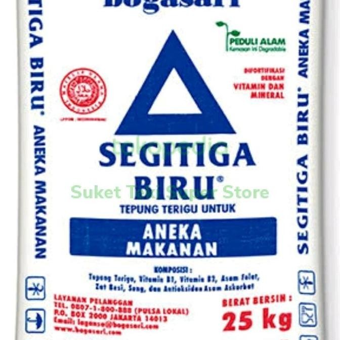 

[Pasti Murah & Ready] Terigu Segitiga Biru Bal 25Kg