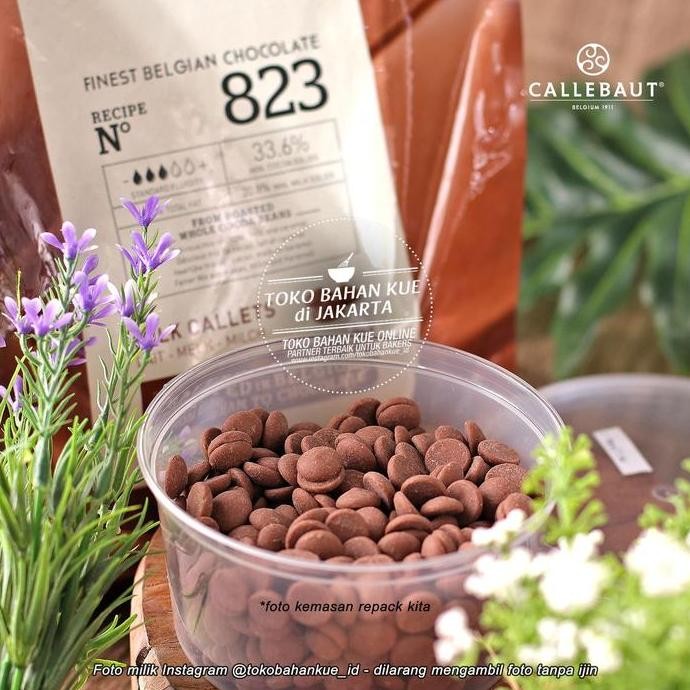 

Callebaut Milk 500Gr 823Nv 33,6% Chocolate Couverture Cokelat 823 Nv