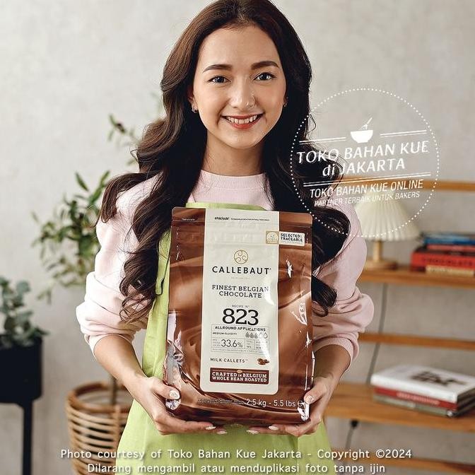 

Callebaut Milk 823 Nv 33,6% 2,5Kg Chocolate Couverture Coklat 823Nv