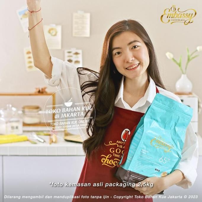 

Embassy Chocolate - Oceanic Blend 65% 2,5Kg Dark Couverture Tulip