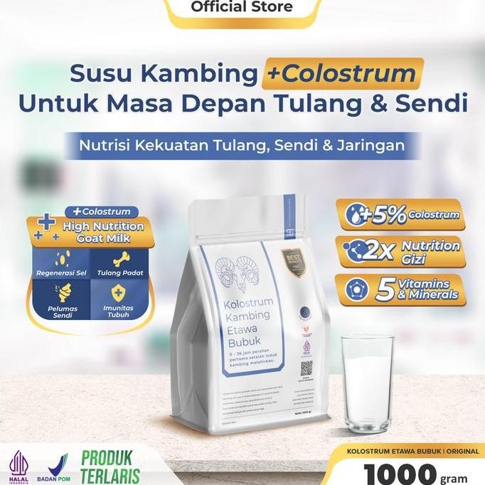 

Susu Kambing Etawa Kolostrum Colostrum Murni Organik Bubuk Bang Syams