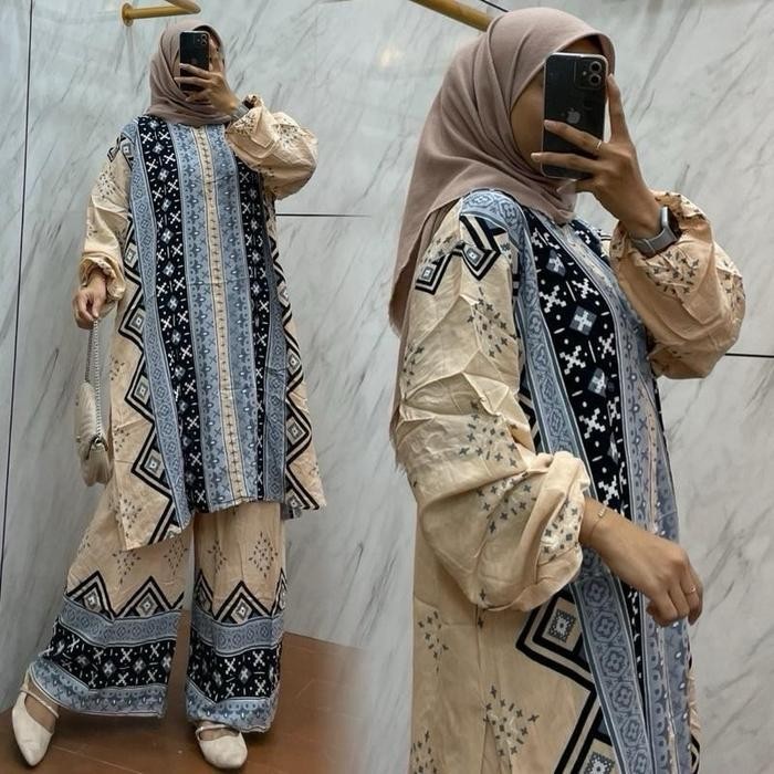 Raya Set Tunik Lebaran Jumbo By Dusty Gallery