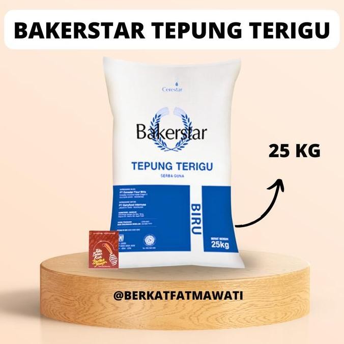 

Bakerstar Biru Wheat Flour 25Kg/Bal