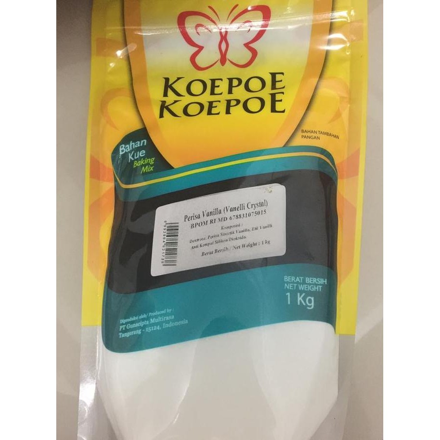 

Perisa Vanilla Vanelli Crystal Koepoe Koepoe Vanila 1 Kg