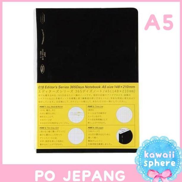 

Stalogy 365 Days Notebook | A5 | Po Jepang
