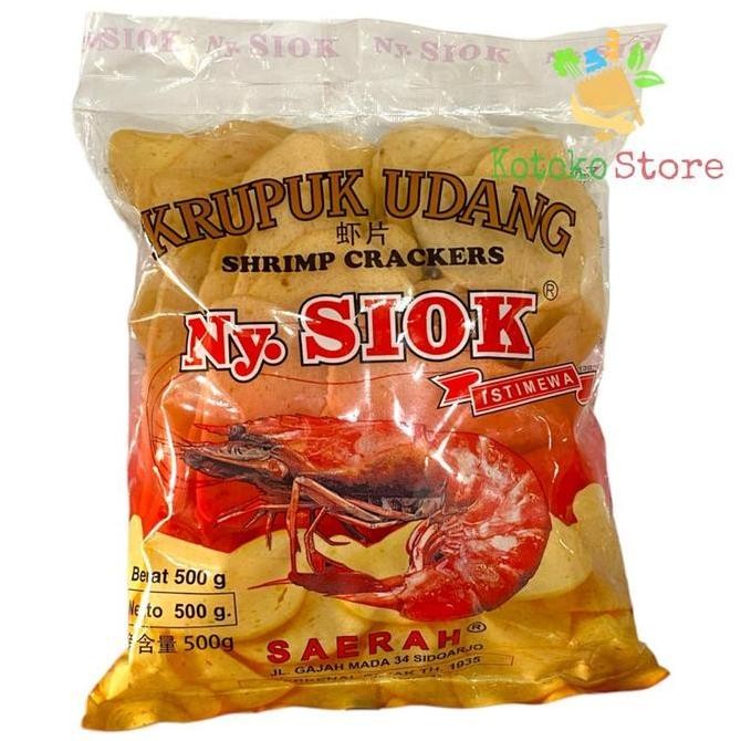 

Kerupuk Udang Oval Ny. Siok 500Gr
