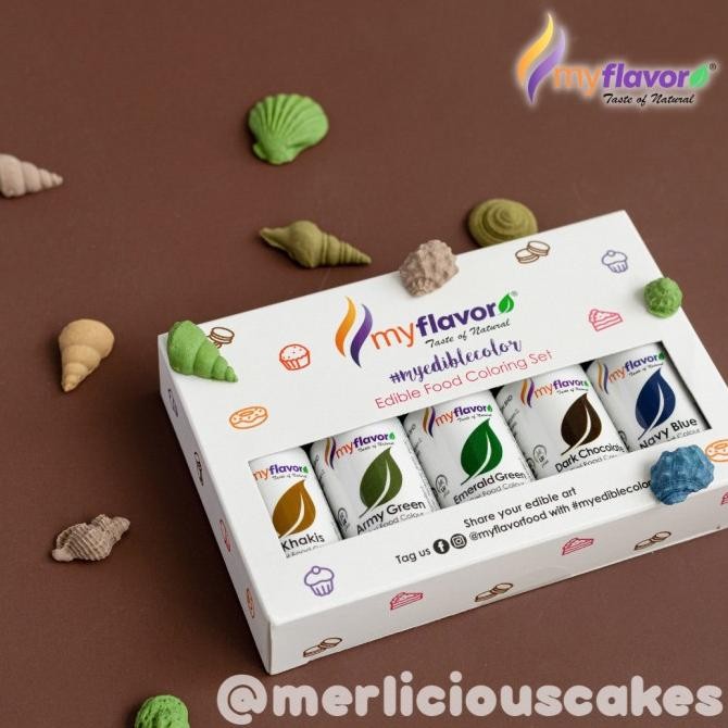 

My Flavor Navy Nights Gel Food Color Set Food Colour