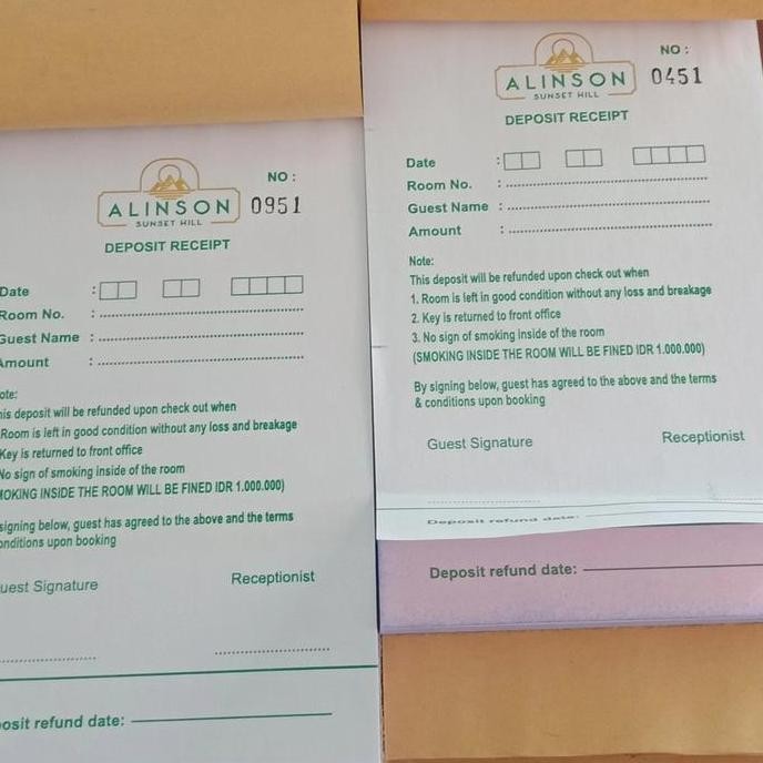 

Nota Bon Kwitansi Invoice Cetak 3 Warna Pakai Nomor