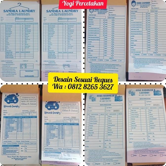 

Nota Bon 4 Ply Cetak 2 Warna