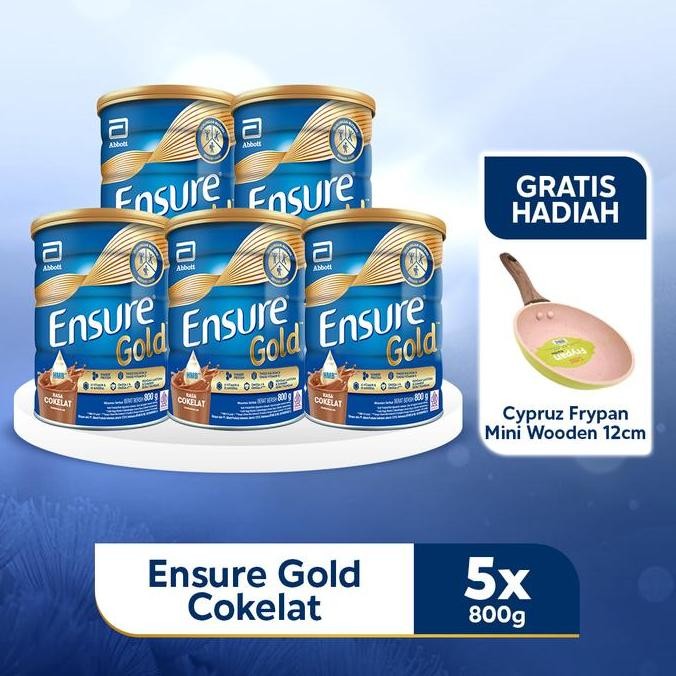 

Ensure Gold Hmb Cokelat 5X800G - Nutrisi Dewasa - Free Gift