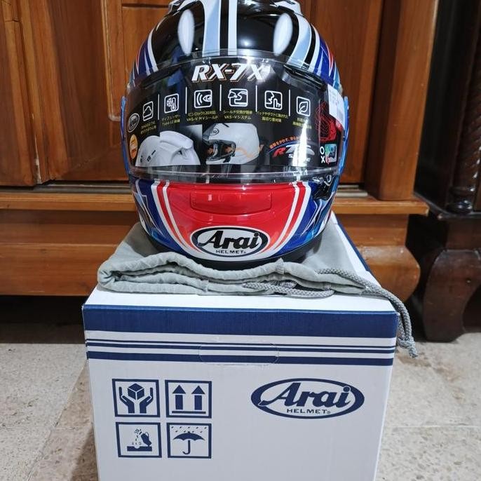 Arai RX7X Nakano Rabbit Red