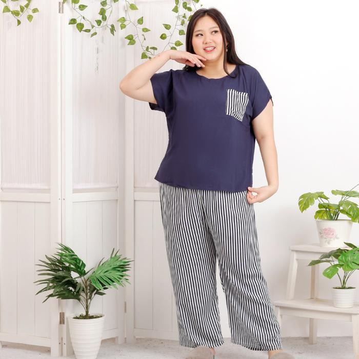 Sfs Piyama Pdpj Jumbo Babydoll Cp Jumbo Setcel Jumbo Viral Big Size Celana Rayon Viscose Baju Wanita