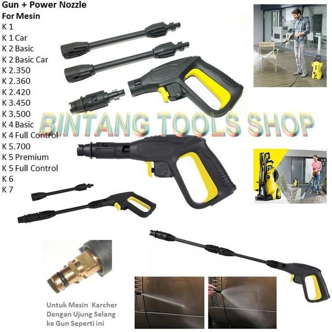 Short Gun Stick Lance Nozzle Jet Cleaner for Karcher K1 K2 K3