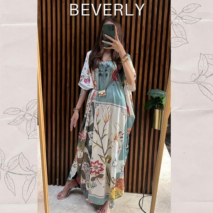 Dress Constance Satin Silk / Dress Wanita Motif