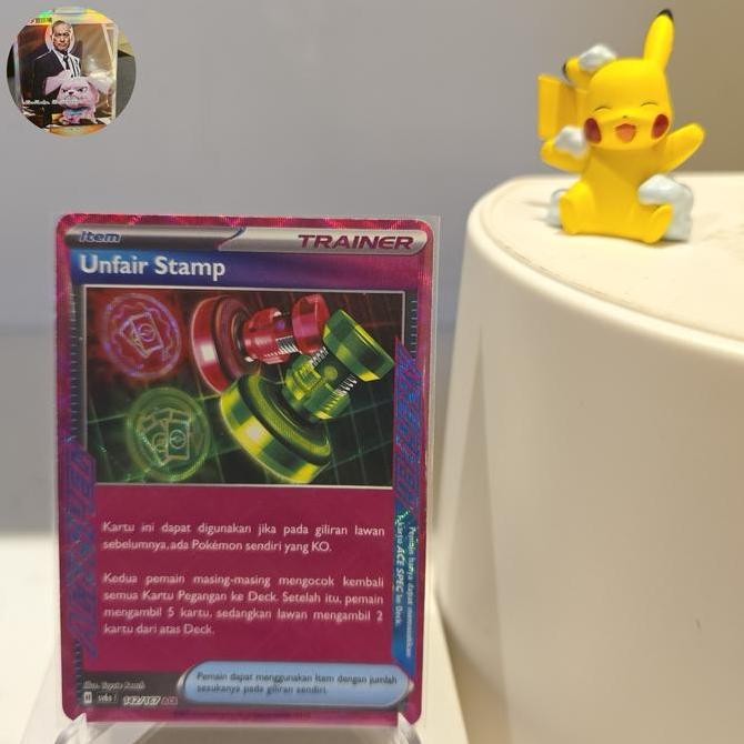 Unfair Stamp ace spec sv6s kartu pokemon indo Rare Original